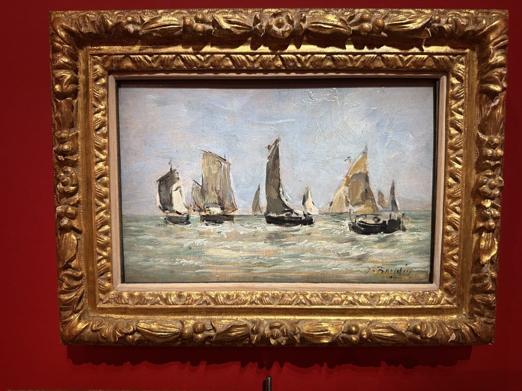 Eugène Boudin, Pleine mer, 1888-1895
Collection Yann Guyonvarc’h, inv. 10